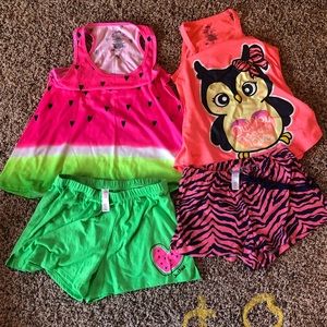 Girls Justice pajamas size 10/12